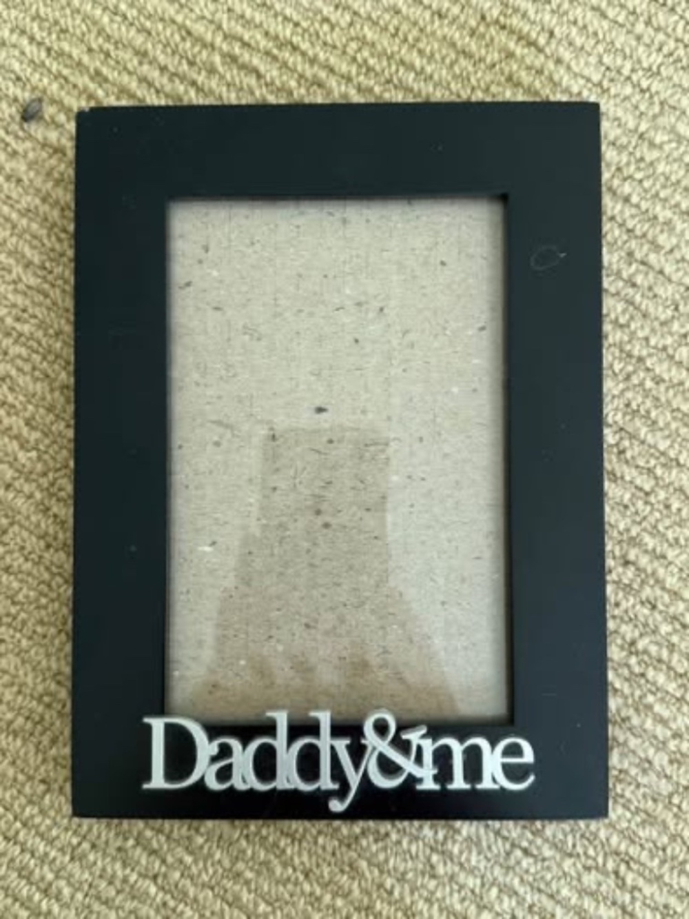 Daddy & Me 4x6 Black Photo Frame Father's Day Photo Frame